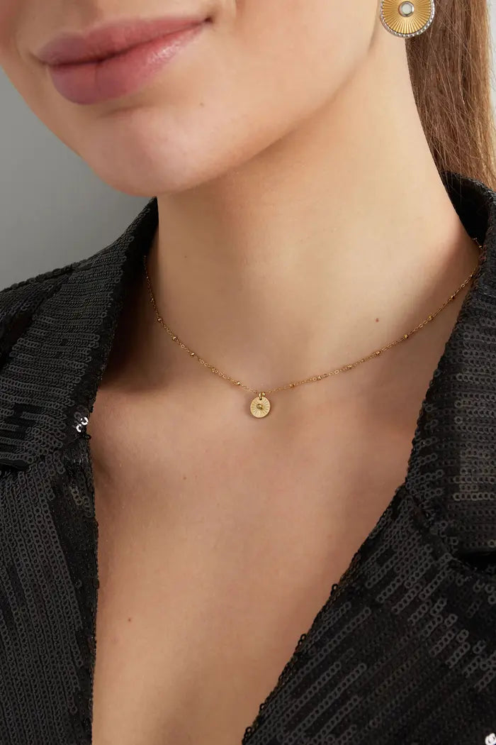 Ketting Little Coin - goud