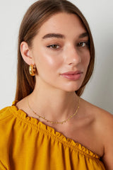 Necklace circle party - Gold