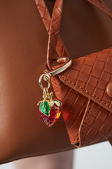 Bag charm - strawberry
