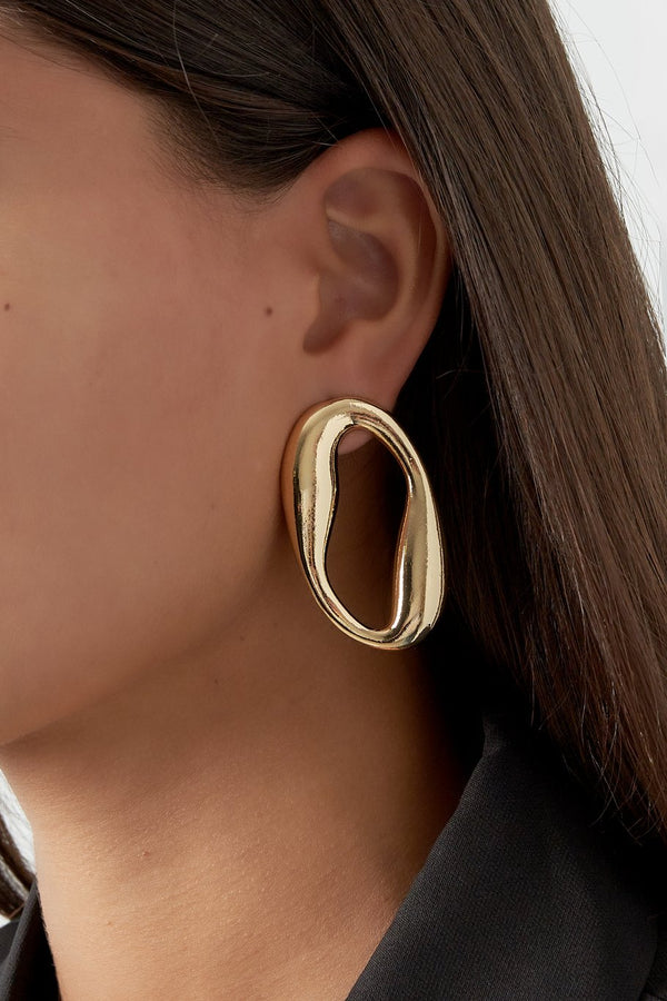 Oorbellen whisper elegance - goud