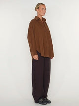 Ross corduroy shirt Caramel cafe