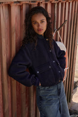 Maggie wool jacket - Dark navy