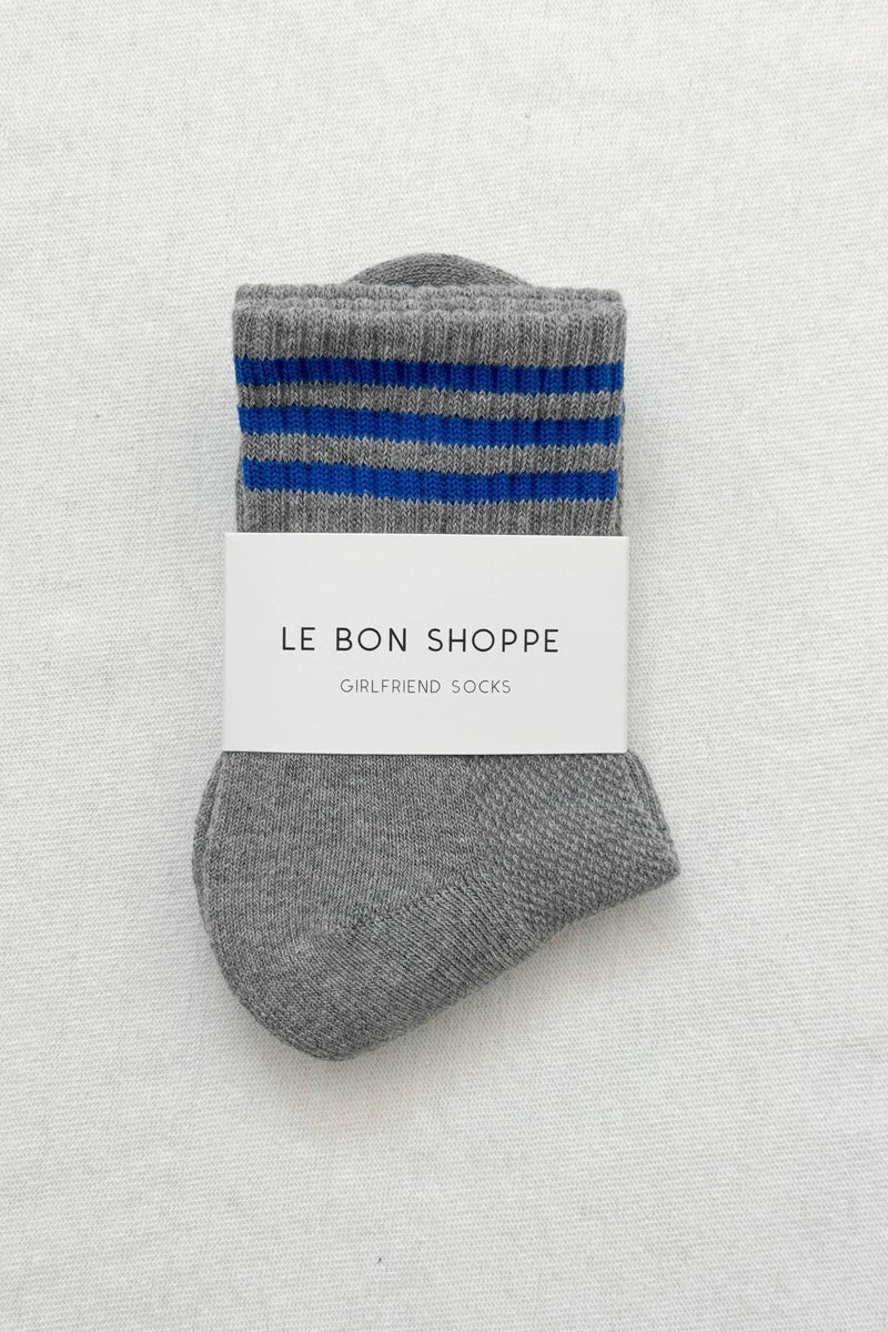 Girlfriend Socks: Parisian Blue