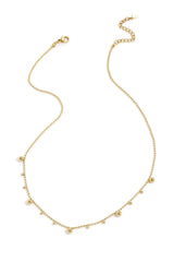 Necklace with alternating balls Gold