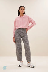 Lew grey cheetah pants - grey cheetah