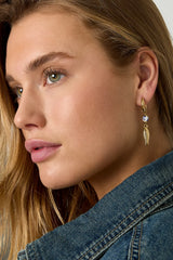 Dangle Earrings fish Goud