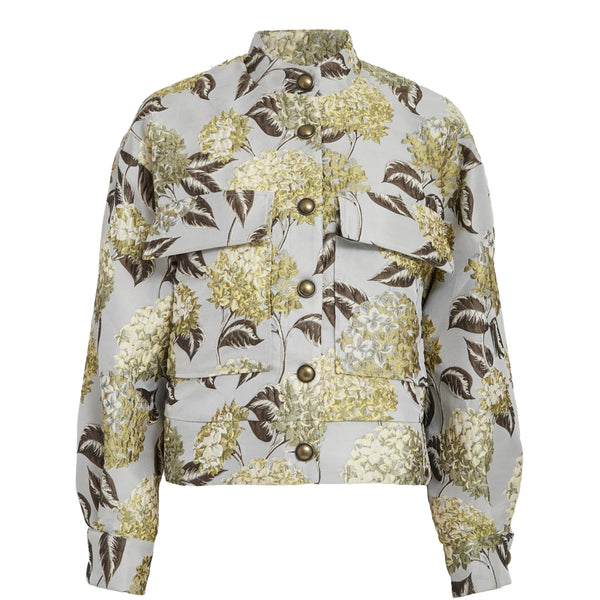 Kaiza jacket Fog sand jacquard