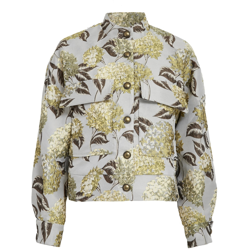 Kaiza jacket Fog sand jacquard