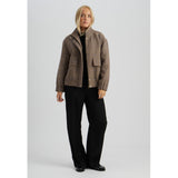 Solay Jacket - Tiramisu check