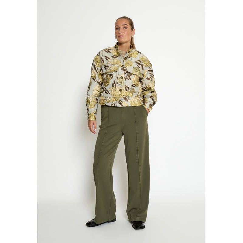 Kaiza jacket Fog sand jacquard