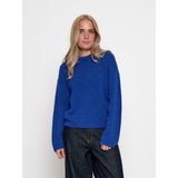 Christa knit pullover - Lapis blue
