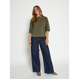 Dicette Half Sleeve Blouse - Grape leaf