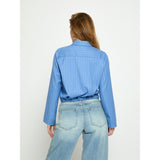 Odelia Shirt Skyway blue stripe