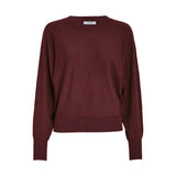 Dana batsleeve knit pull - Andorra red
