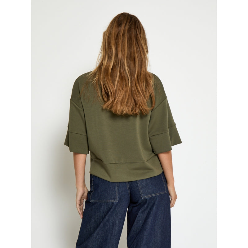Dicette Half Sleeve Blouse - Grape leaf