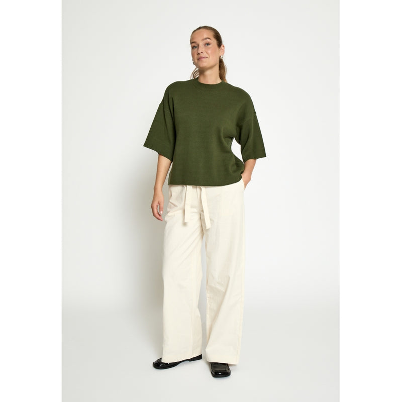 Lupi knit T-shirt Rifle green
