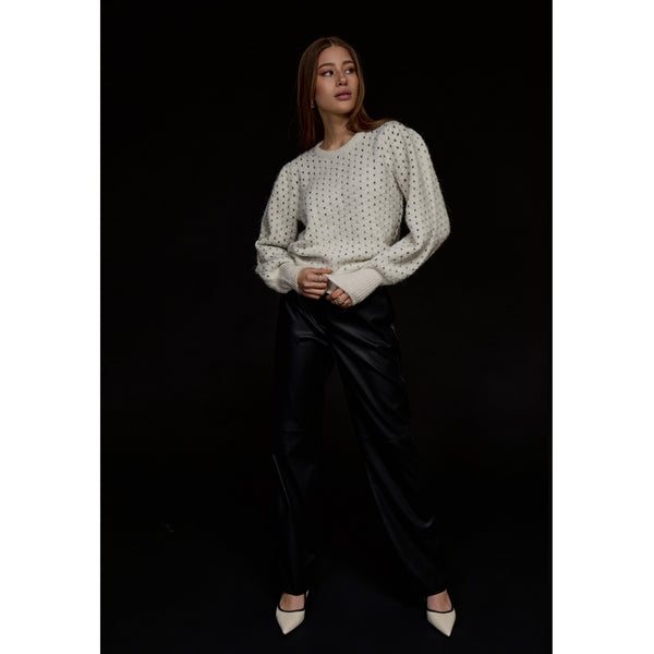 Tasja PU pants Black