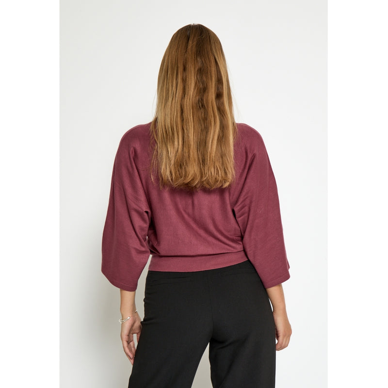 Tess knit T-shirt Roan rouge