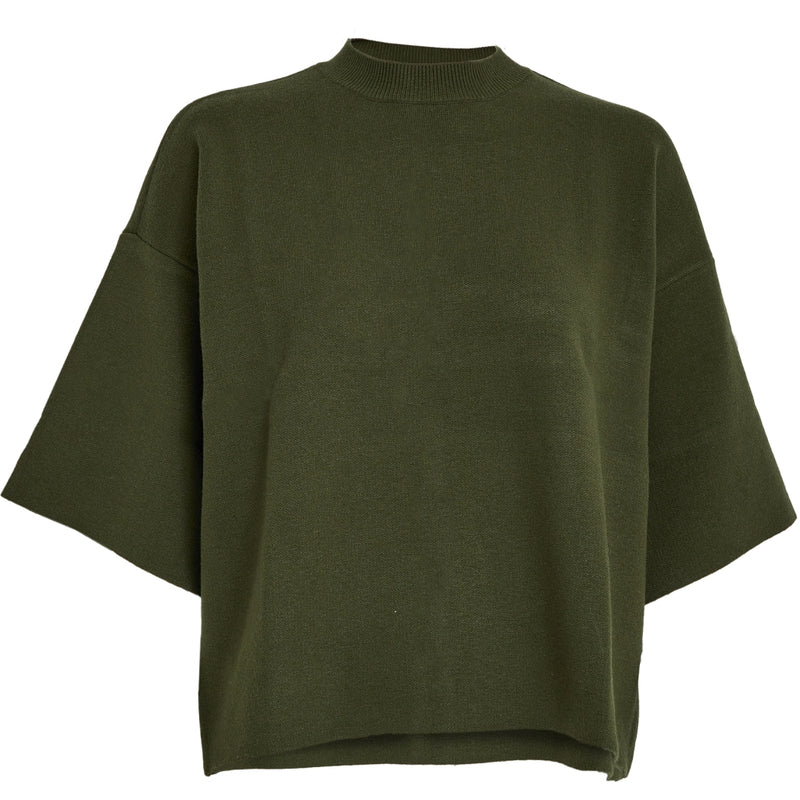 Lupi knit T-shirt Rifle green