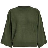 Tess knit T-shirt Rifle green