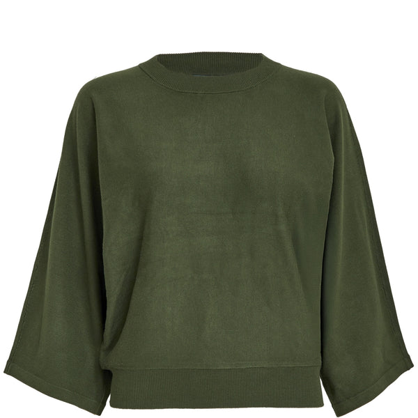 Tess knit T-shirt Rifle green