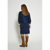 Nira short dress Black iris