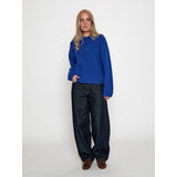 Christa knit pullover - Lapis blue