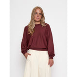 Dana batsleeve knit pull - Andorra red