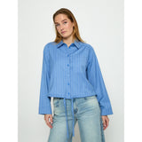Odelia Shirt Skyway blue stripe