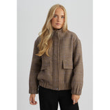 Solay Jacket - Tiramisu check