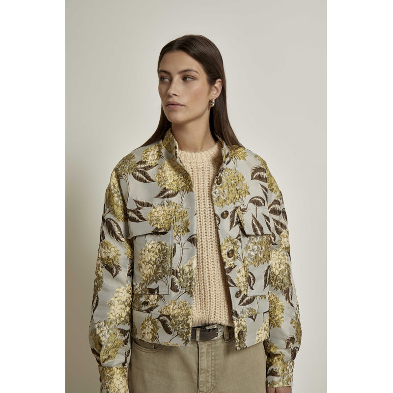 Kaiza jacket Fog sand jacquard