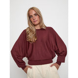 Dana batsleeve knit pull - Andorra red