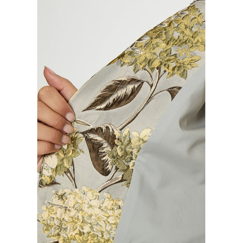 Kaiza jacket Fog sand jacquard