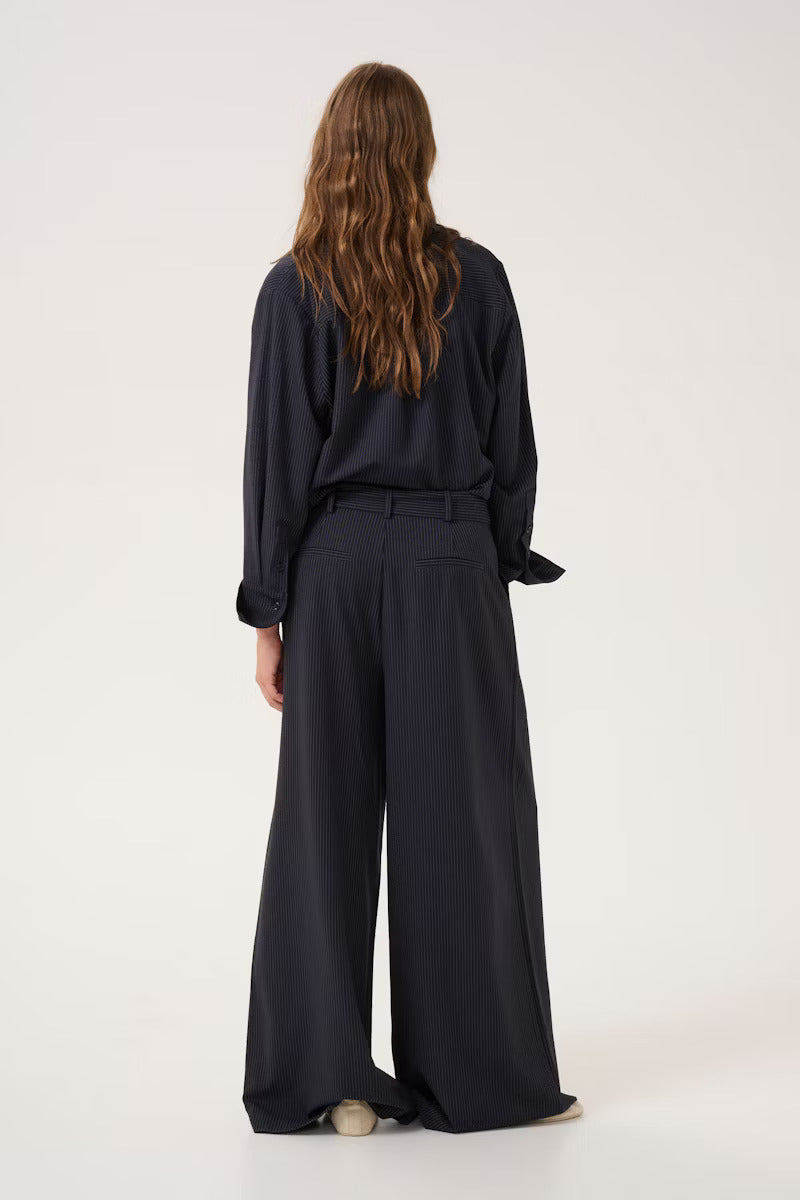 Vitta high wide pants Sapphire blue