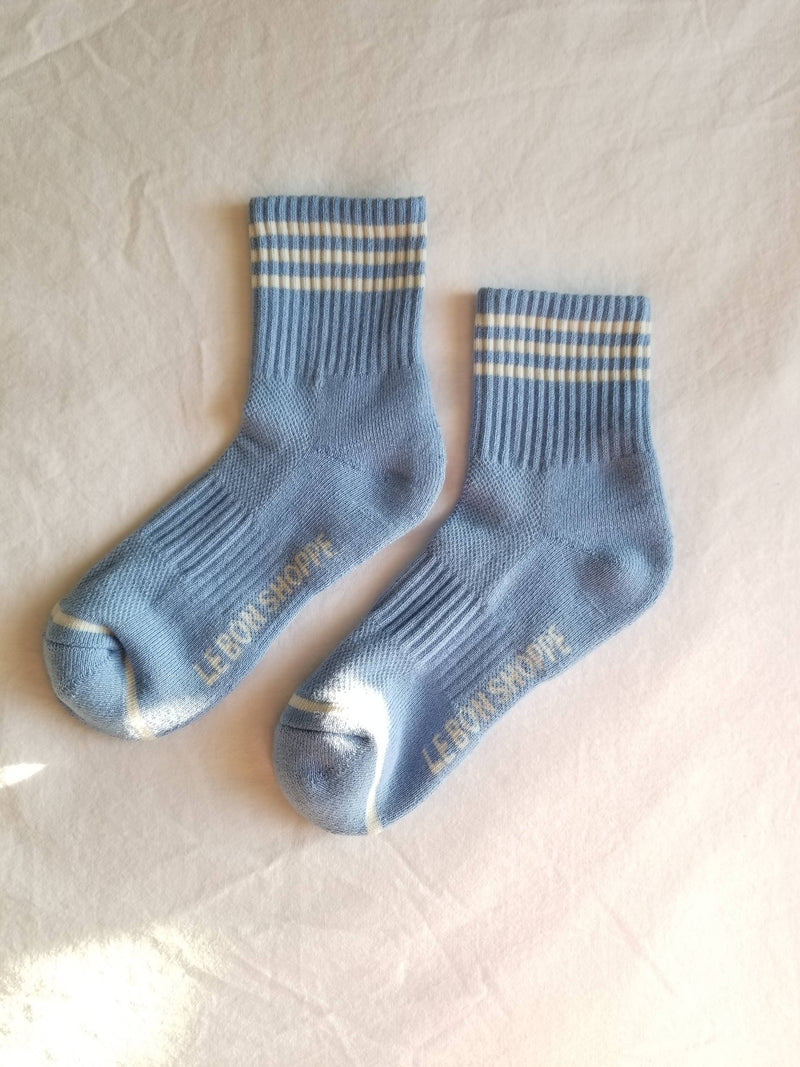 Girlfriend Socks: Parisian Blue