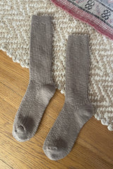 Cottage Socks: Ht. Grey