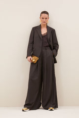 Mikkel blazer dark brown