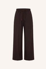 Pelle pinstripe pants - brown pinstripe
