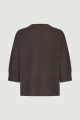 Six Ámes Ola sweater espresso brown