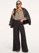 Marlene pants Chocolate plum