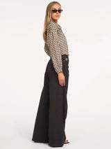 Marlene pants Chocolate plum