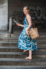 Ariel dress Water print
