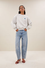 Bibi lucky everyday sweater Grey melange