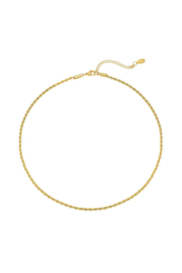 Ketting Twist 0.8 - goud