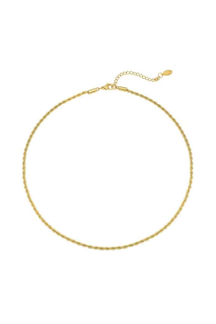 Ketting Twist 0.8 - goud