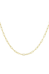 Link chain basic Gold
