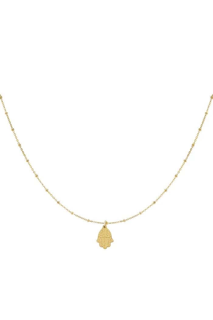 Ketting hand - goud