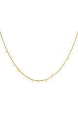 Necklace circle party - Gold