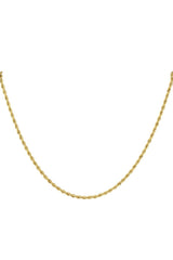 Ketting Twist 60cm - goud