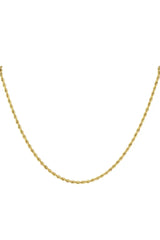 Ketting Twist 60cm - goud